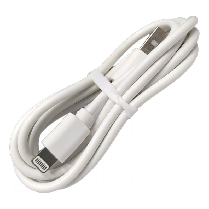 Carregador Branco Completo Tipo-c Com 02 Portas Usb 5.1a